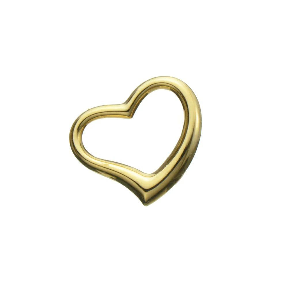 Colgante Corazón Orgánico 18K