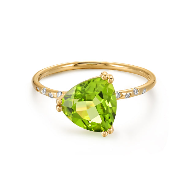 Solitario Pavé Peridoto