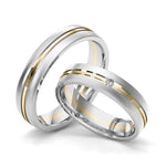 Argolla Matrimonio Bicolor Lovers