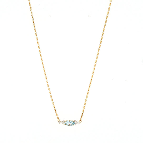 Collar Aguamarina Corte Marquesa