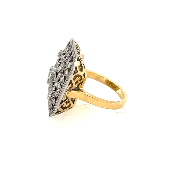 Anillo Vintage de Diamantes Paola