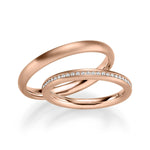 Argollas de Matrimonio Slim Channel Setting