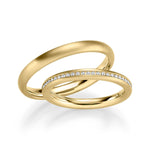 Argollas de Matrimonio Slim Channel Setting