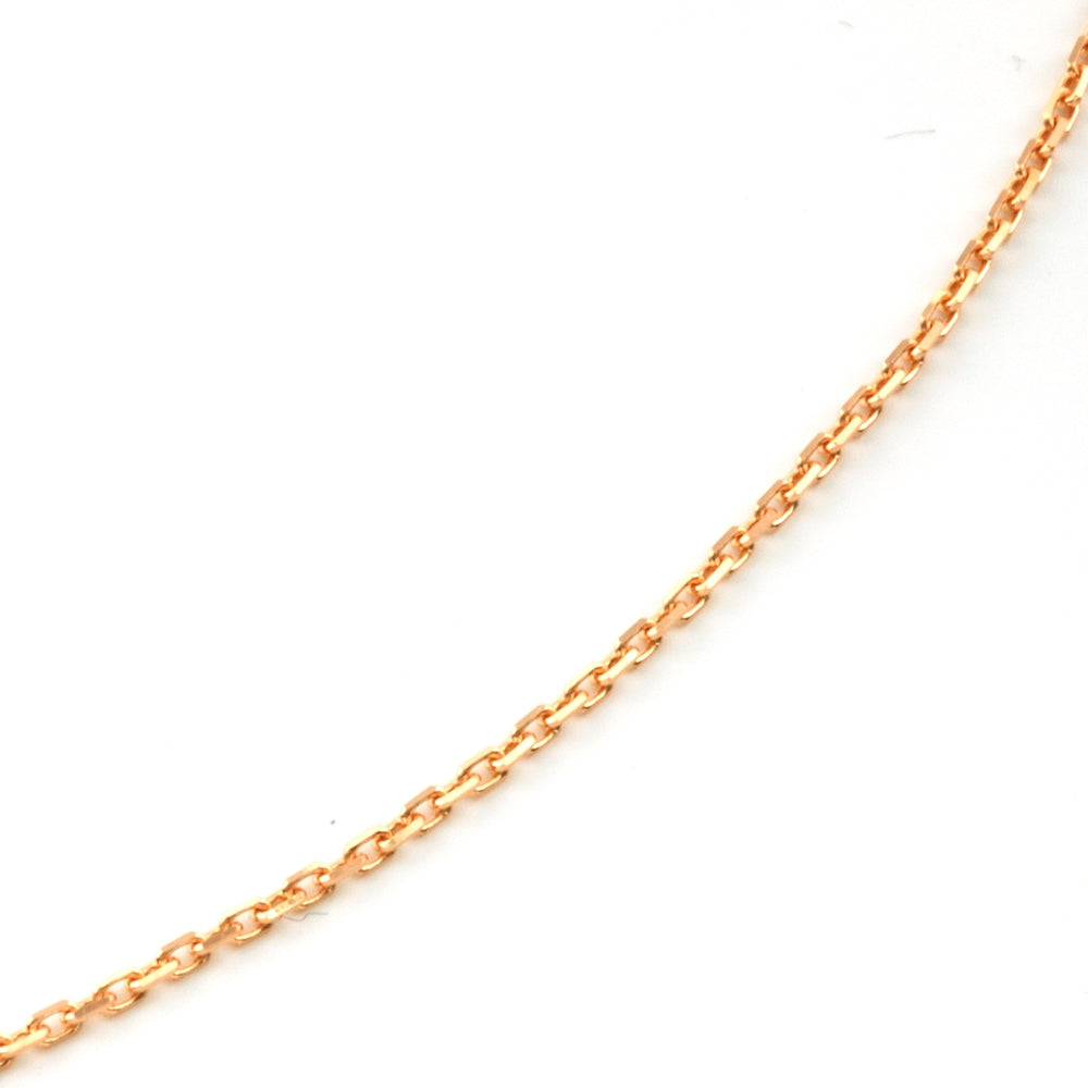 Collar Cadena Limada 0.5MM Oro 18k