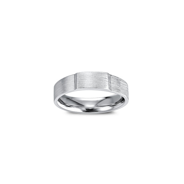 Anillo de Matrimonio Sello Contemporánea Hombre