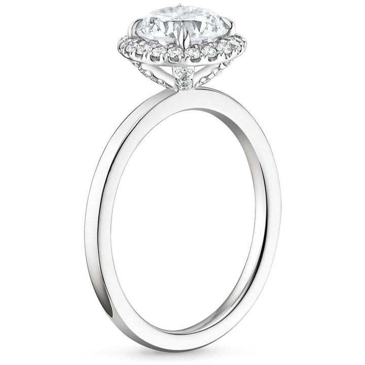 Anillo de compromiso Halo Sienna