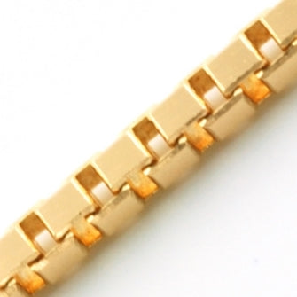 Cadena Box 0.5 MM Oro 18k