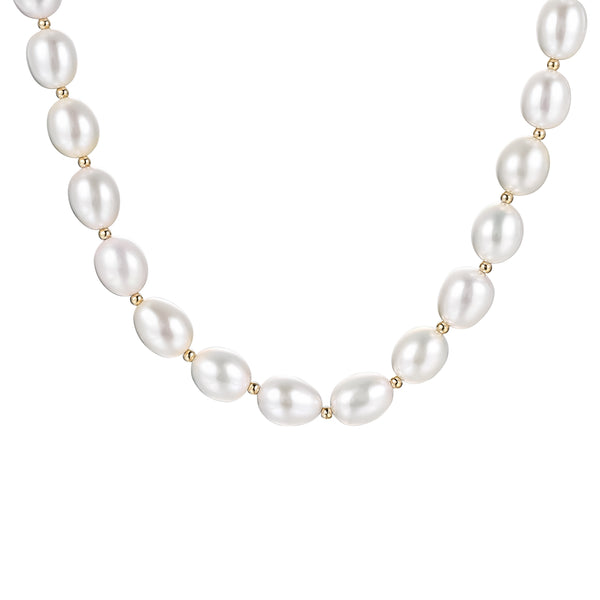 Collar Perla Orgánico 18K