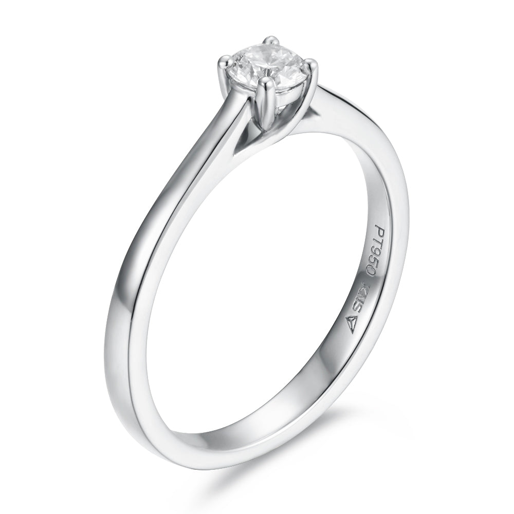 Anillo de Compromiso Solitario Edge