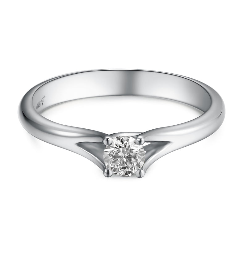 Engagement Ring Anillo Brillante Solitario Cartier Anillo De