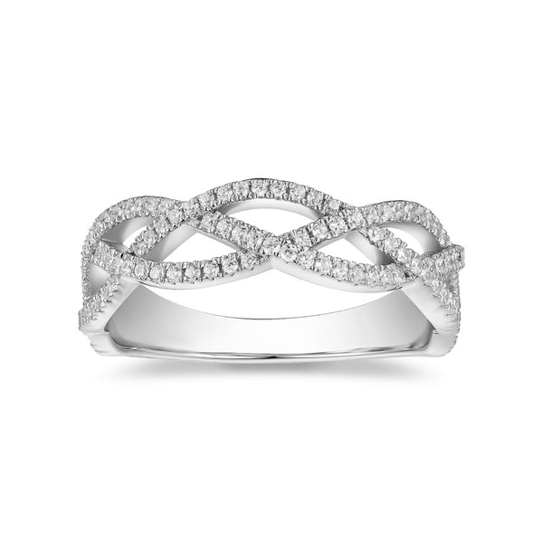 Anillo de Diamantes Entrelazado Virginia
