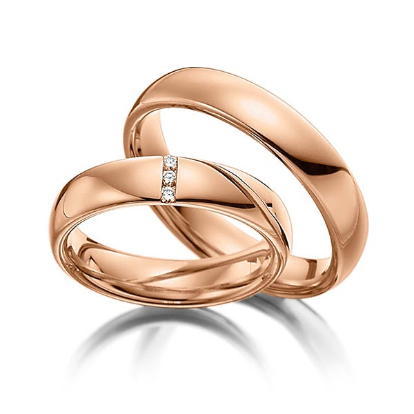 Argollas de matrimonio rose gold best sale