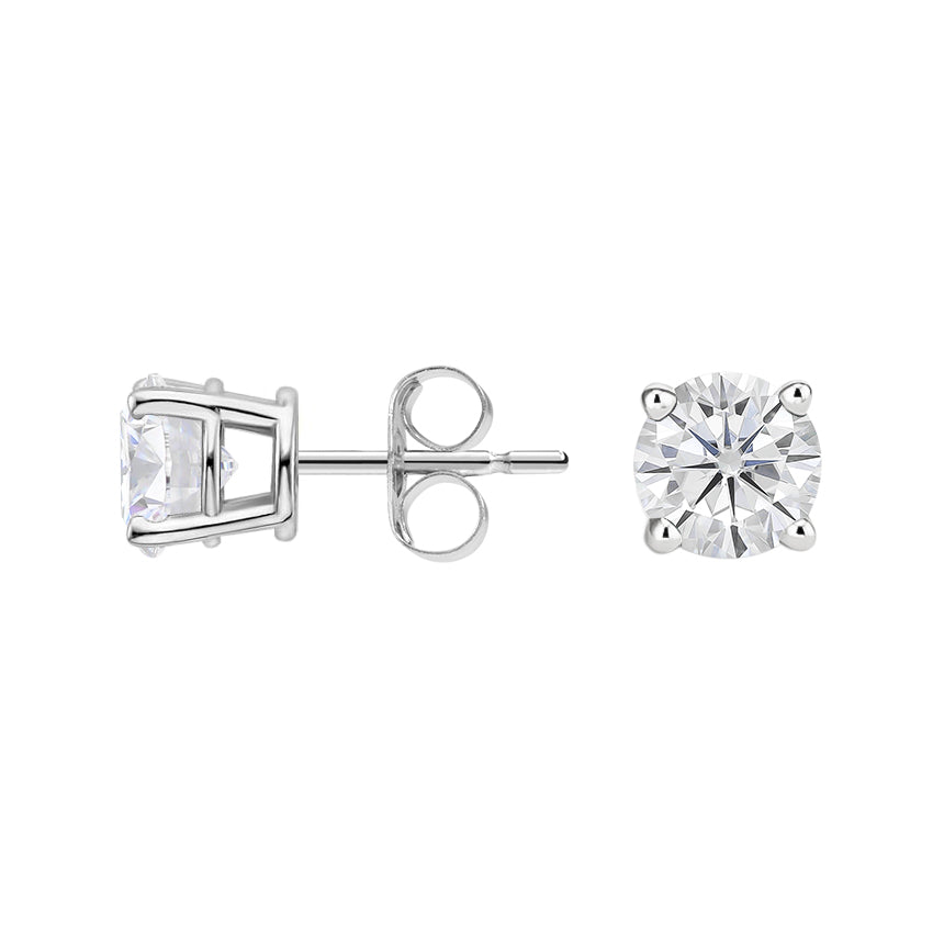 Aros Cuatro Grifas Moissanite