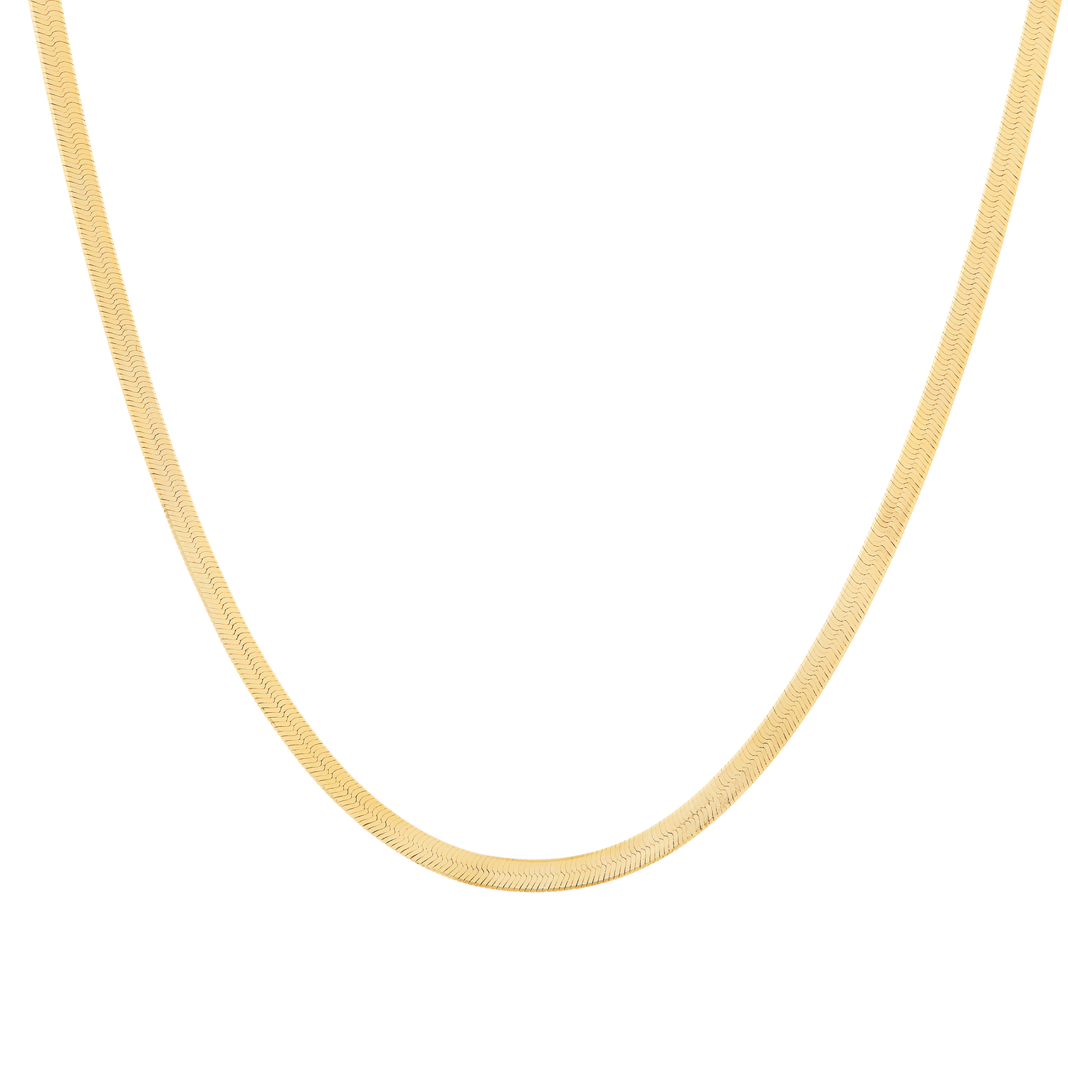 Collar Oro 18k Herrigbone
